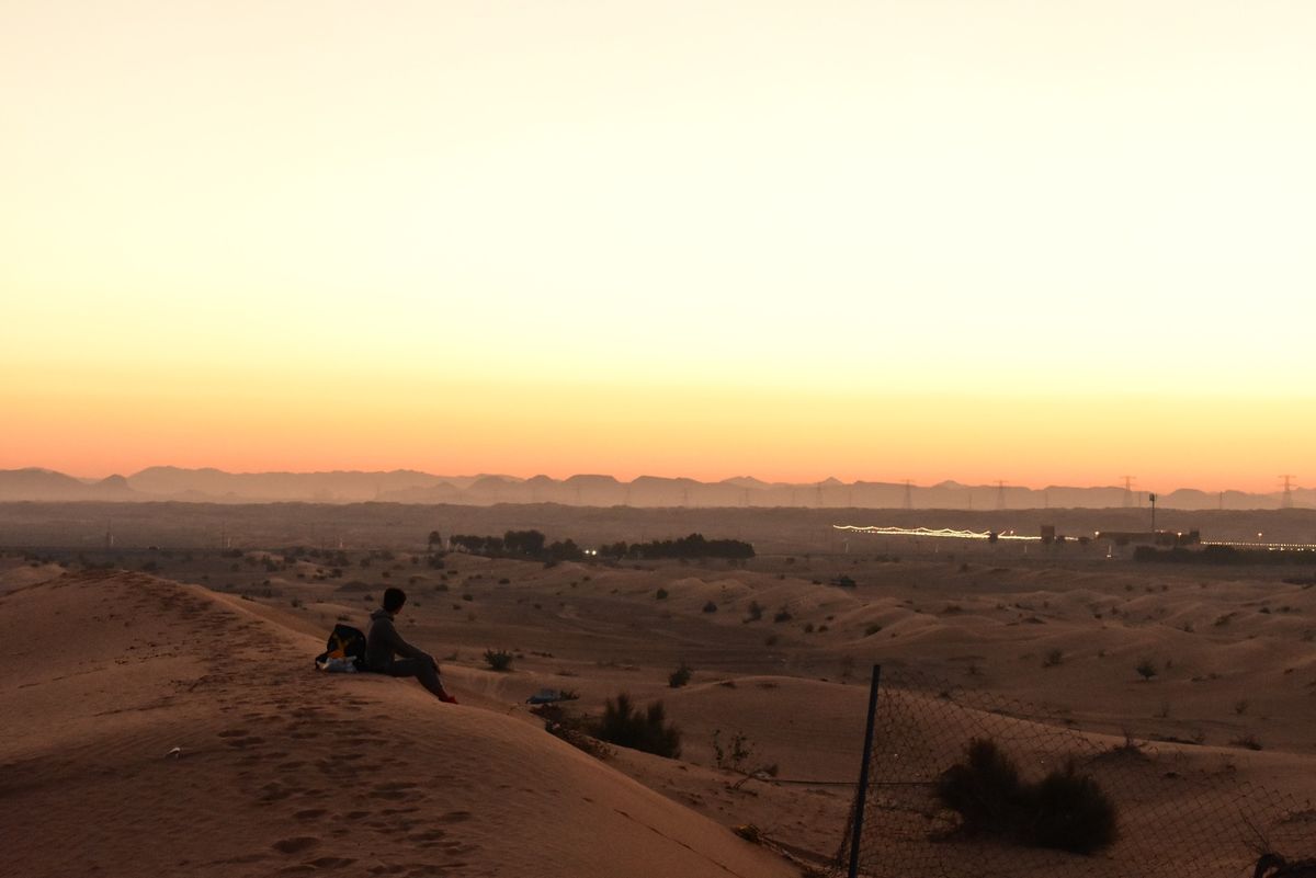砂漠の夕方〜夜明け