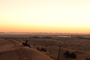 砂漠の夕方〜夜明け