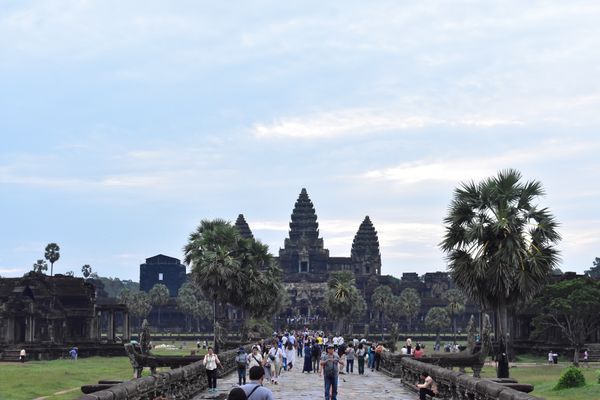 カンボジア・シェムリアップ「カンボジア旅行」の写真：アンコールワット