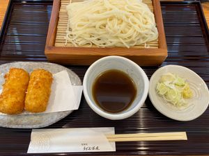 氷見うどん！
海津屋さんでいただきました！

クリームコロッケがめっちゃ美...