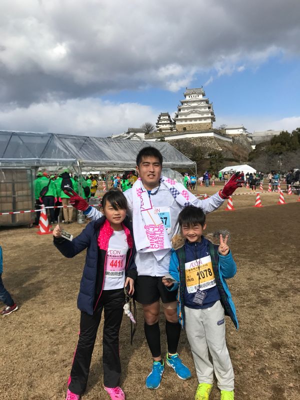 日本・姫路市「姫路城マラソン2018」の写真
