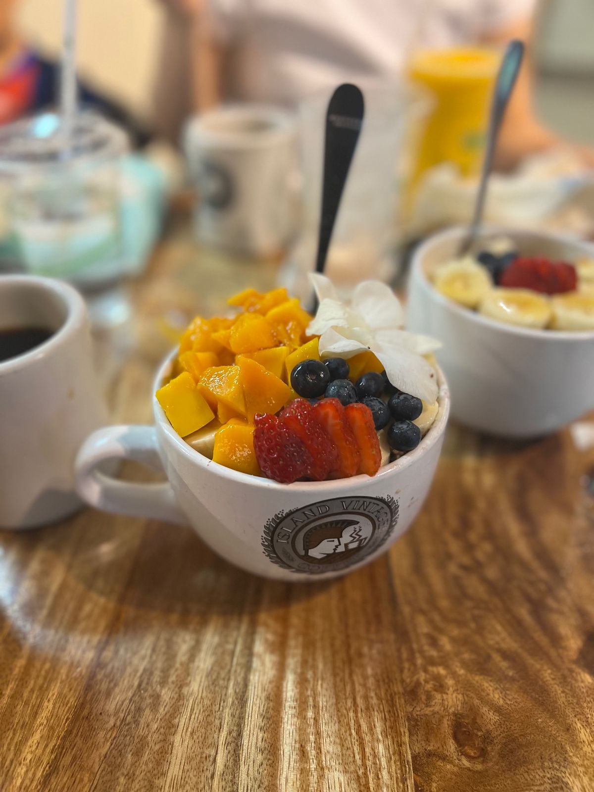 最終日の朝ワイキキのアイランドビンテージコーヒー
ここめちゃ人気なので超混...