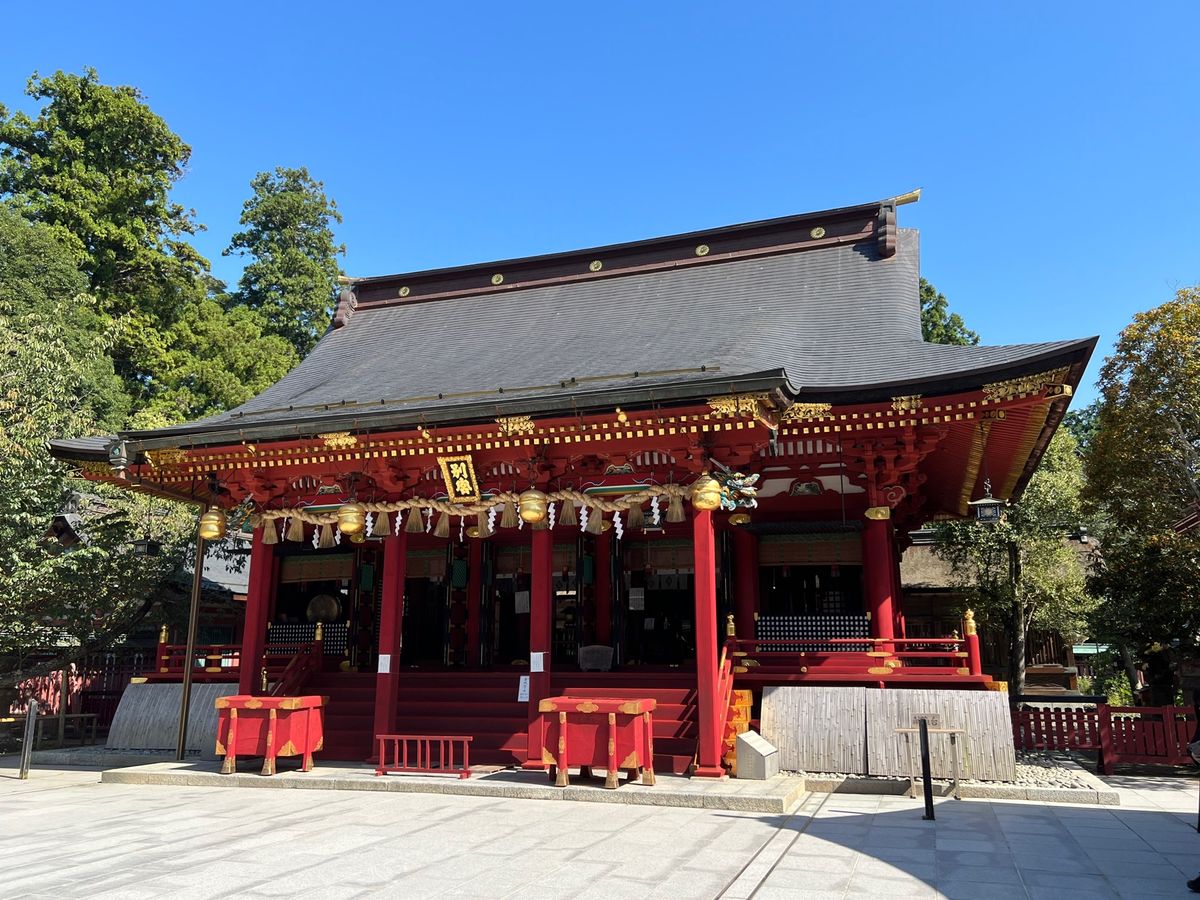 宮城県塩竈市
●鹽竈神社の鳥居
●鹽竈神社の本殿（左宮と右宮）
●鹽竈神社...