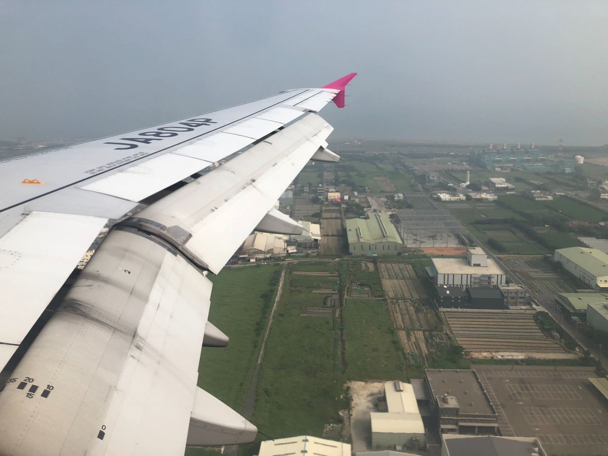 第2目的地の台北へ
MM921　OKA-TPE
JA804P　Airbus...