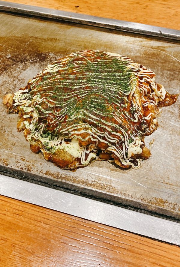 日本・食べ歩き「大阪の旅」の写真：福太郎のミックス焼き
バンガードで立ち飲...