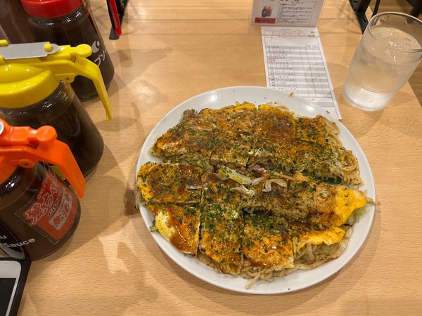 日本・広島県「初めての尾道出張🚅」の写真：麗ちゃん

広島の締めはやはりお好み焼き...