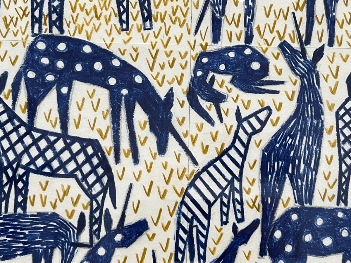 どのようにあのデザイン達が生まれていったのかが
わかる展示で面白い