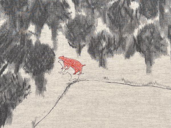 日本・福岡県「ミナ・ペルホネン展」の写真：制作途中
こうやって魅力的なデザインが仕...