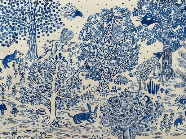 日本・福岡県「ミナ・ペルホネン展」の写真：どのようにあのデザイン達が生まれていった...