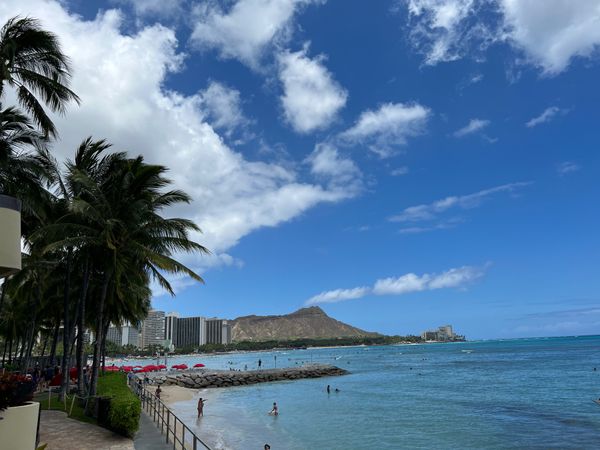 アメリカ(米国)「4年ぶりハワイ」の写真：今回の旅初のダイアモンドヘッド。
やっぱ...