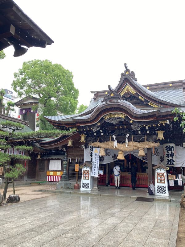 日本・博多「福岡」の写真：櫛田神社⛩