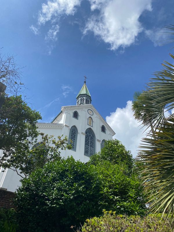 日本・長崎「雨は大丈夫なのか？初夏の長崎」の写真：大浦天主堂を見て、早めのランチはトルコライス。