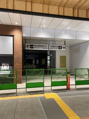 2日目のランチもちゃんぽん！
長崎駅には新幹線の改札が出来てました。
