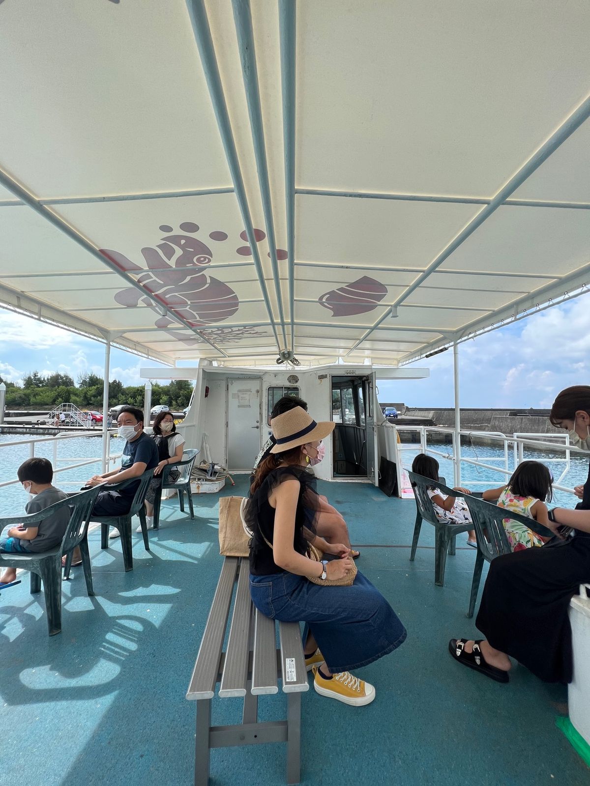 シースカイ博愛のグラスボートで海の中へ

2回目だけど子供たちは没頭してた...