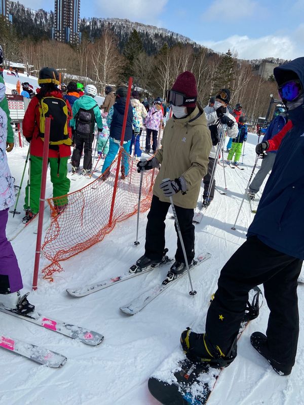 日本・北海道「匠卒業旅行」の写真：🎿🔔🎣