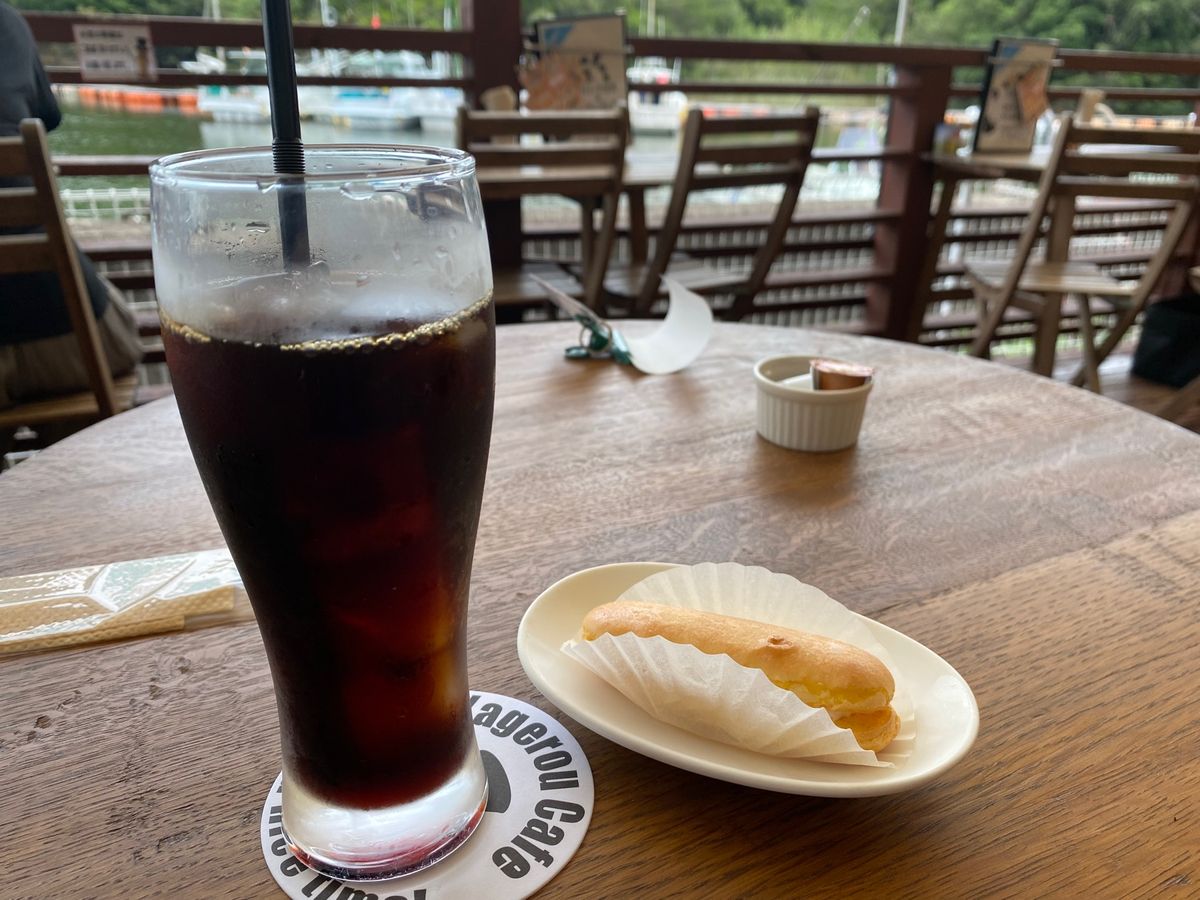 かげろうっていう和歌山の銘菓！
なまかげろうとコーヒー！