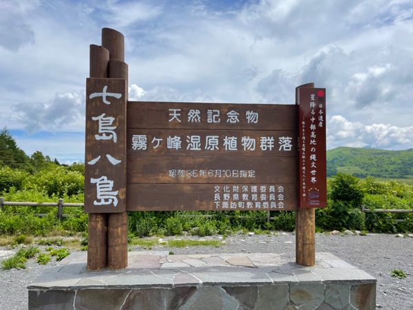 日本・長野県「霧ヶ峰高原と北八ヶ岳トレッキング」の写真：霧ヶ峰の八島湿原。周囲をぐるっと散策できます。
