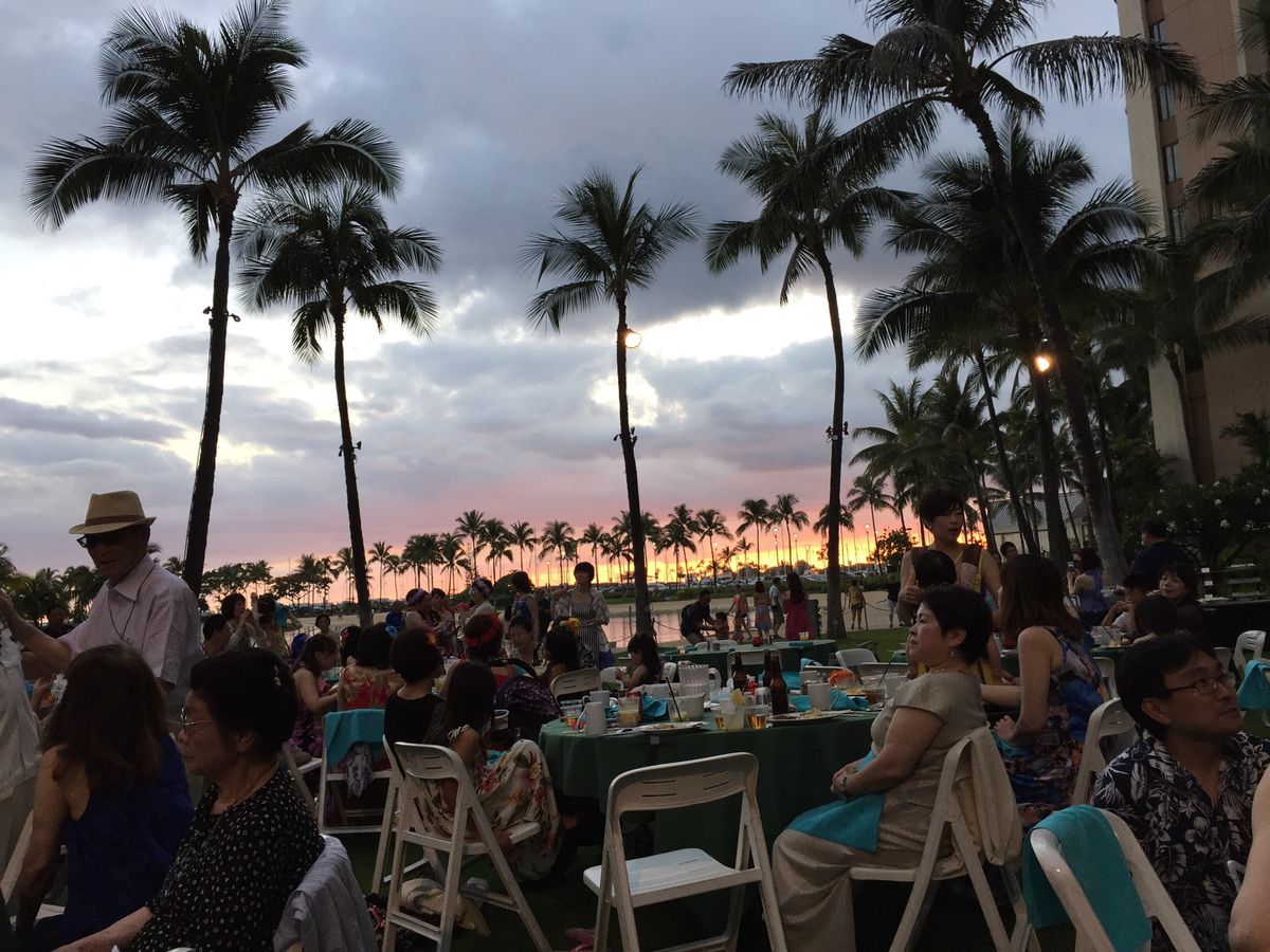 サマーパーティーからの花火🎆