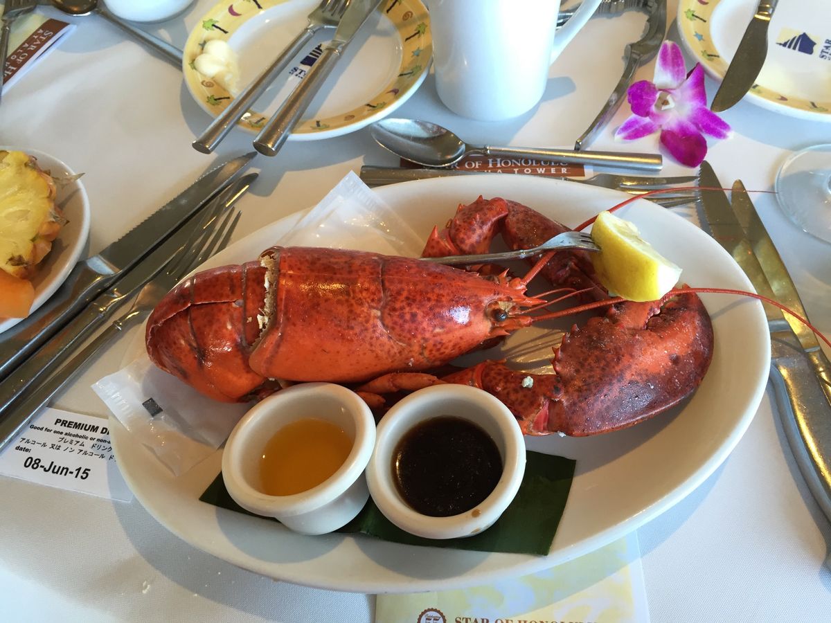 ディナークルーズ⛴にロブスター🦞