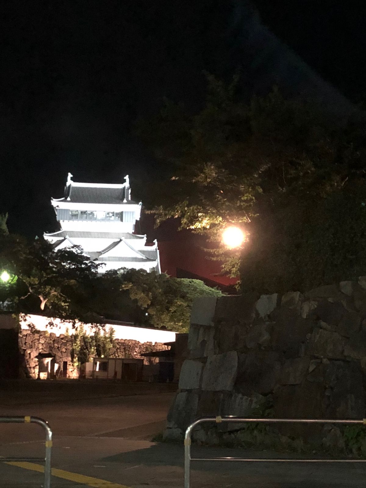 フルーツ盛りだくさん😋✨✨
小倉城のライトアップも素敵