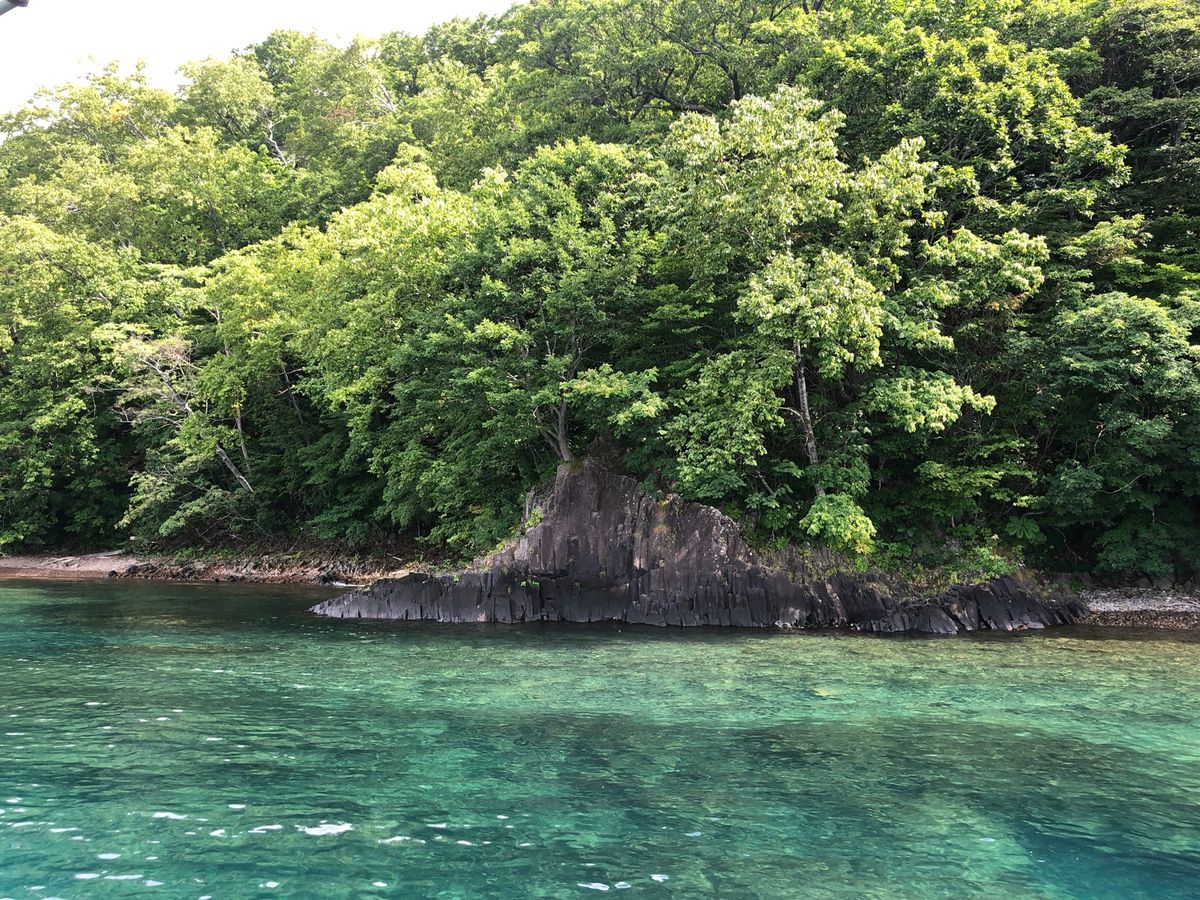 支笏湖の透明度は最高✨✨💎