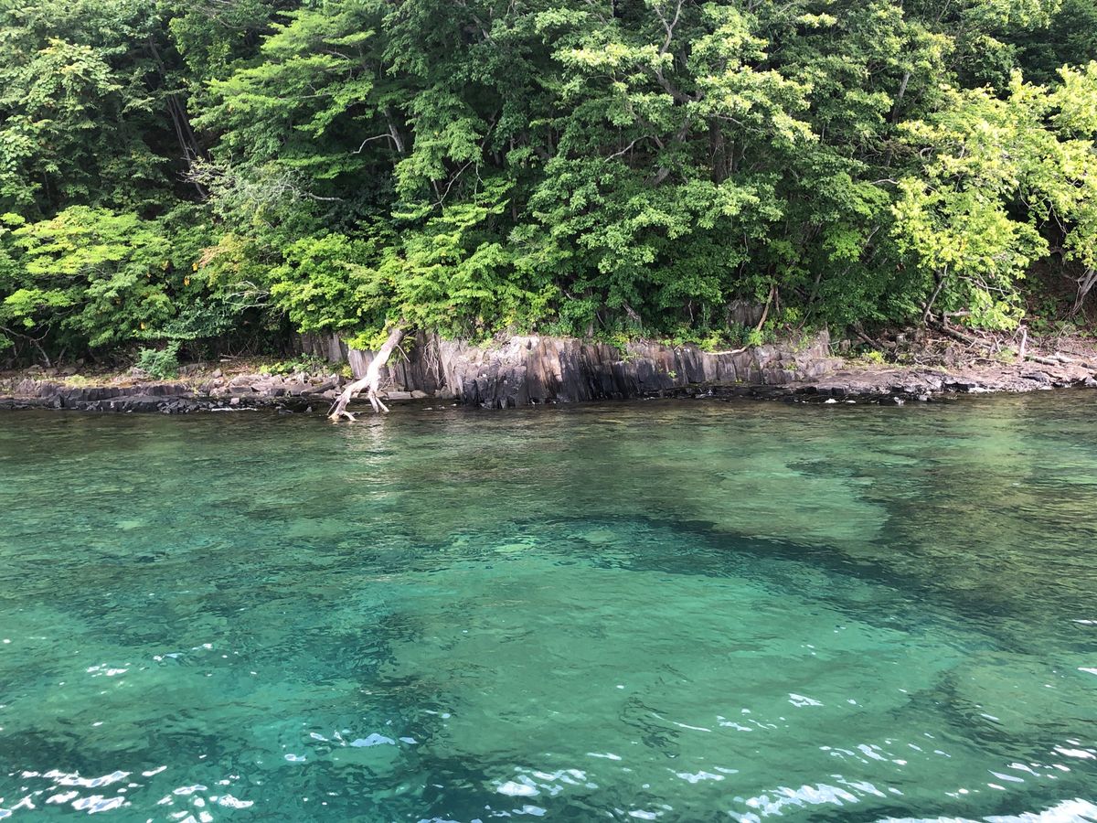 支笏湖の透明度は最高✨✨💎