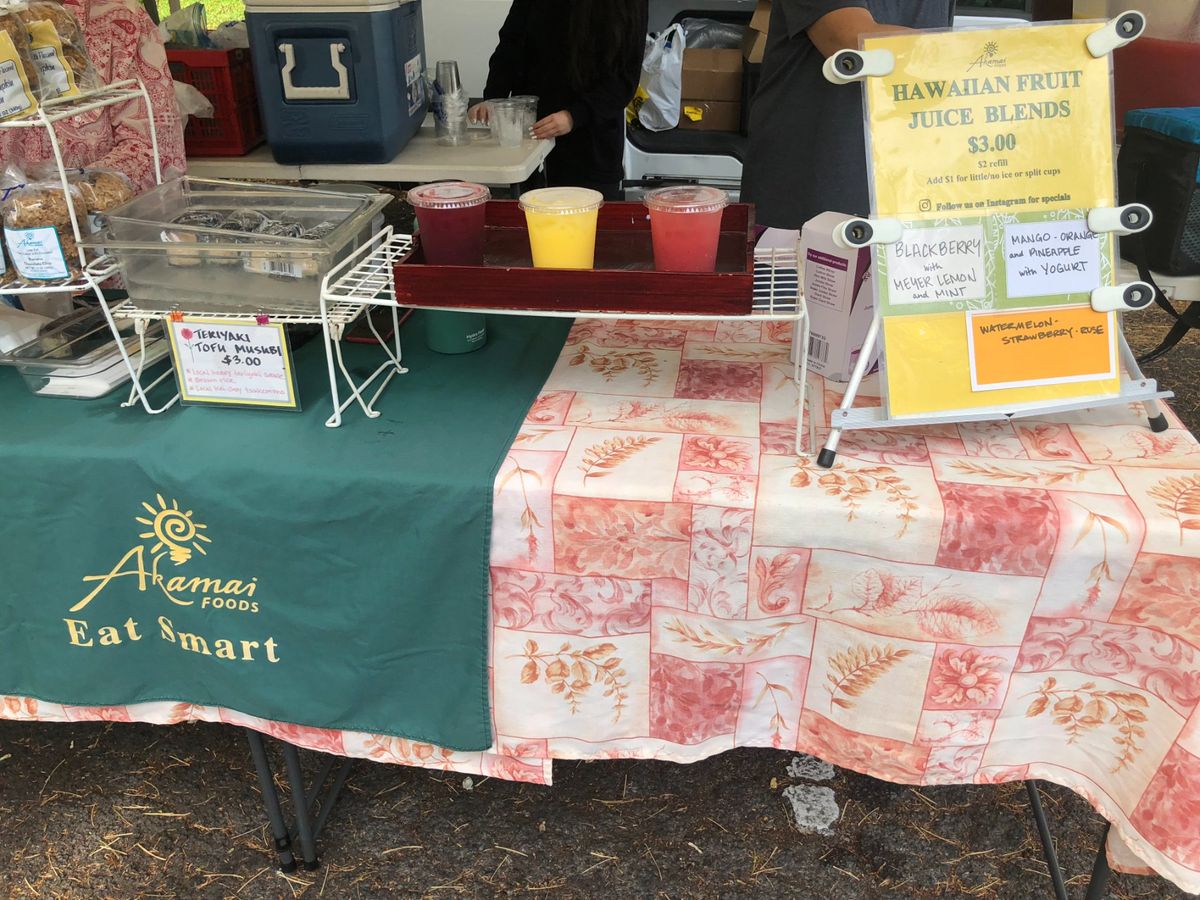 KCCファーマーズマーケット
（毎週土曜日0730～1100）