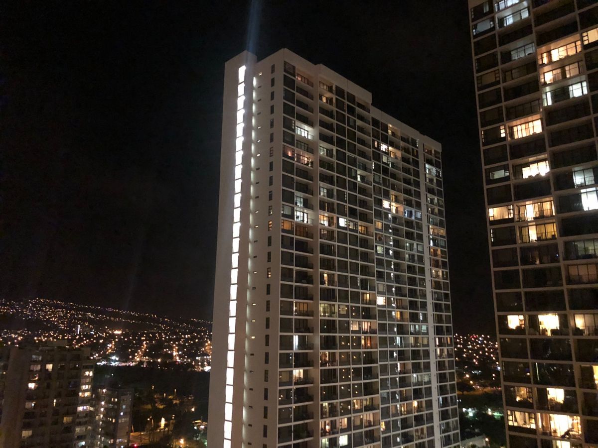 ホテルからの夜景