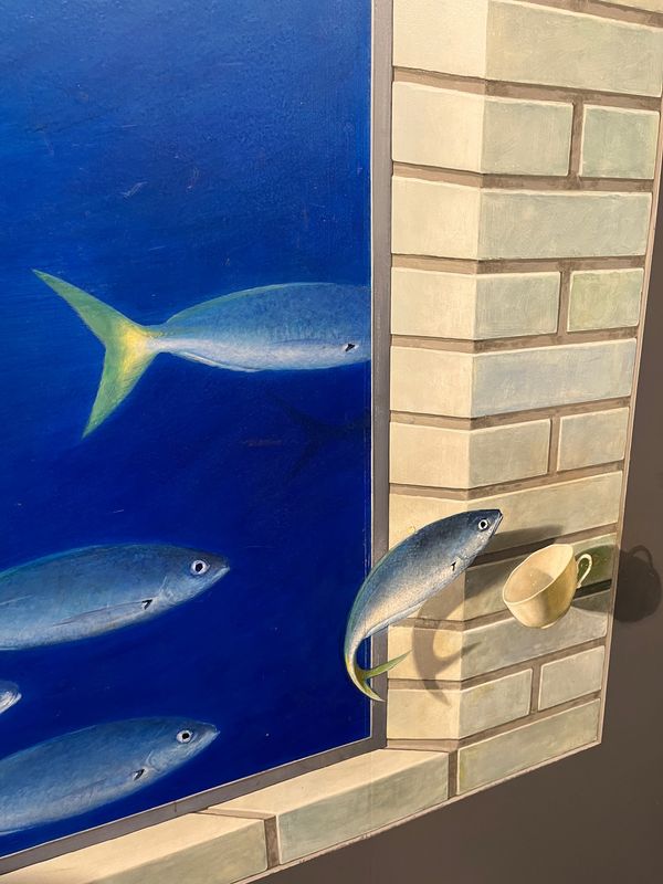 日本・富良野「日帰り富良野、美瑛」の写真：トリックアート美術館。
これが全て平面図...