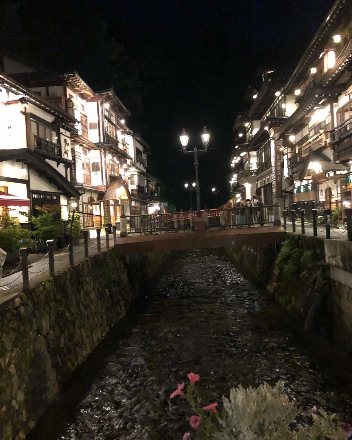 レトロな雰囲気の銀山温泉