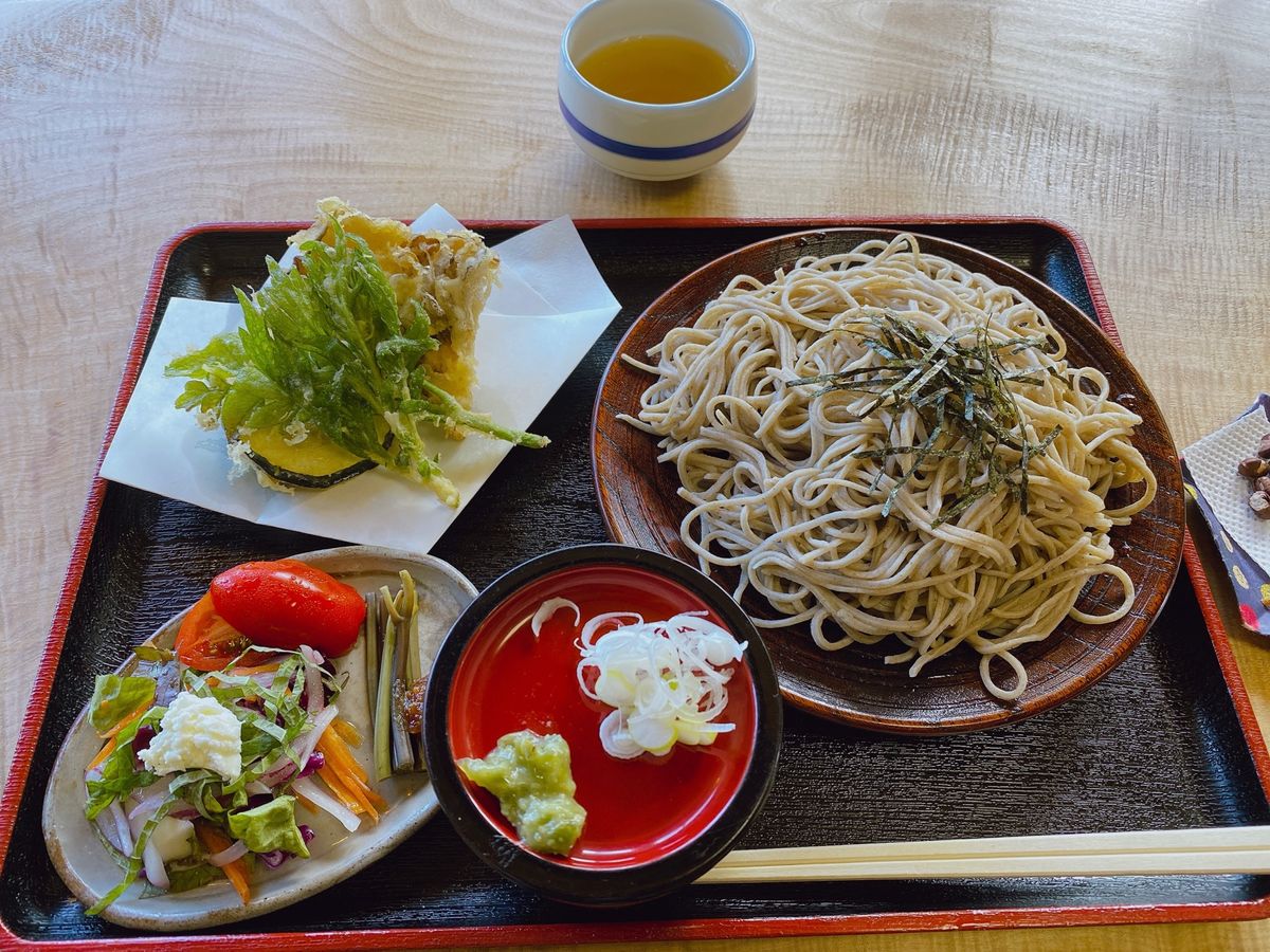 南木曽⛰桃介亭でお蕎麦