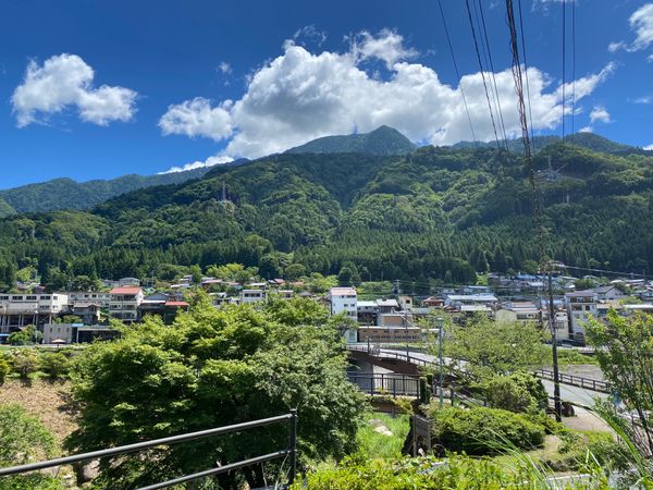 「GR森のシードル乾杯会」の写真：南木曽⛰桃介亭でお蕎麦