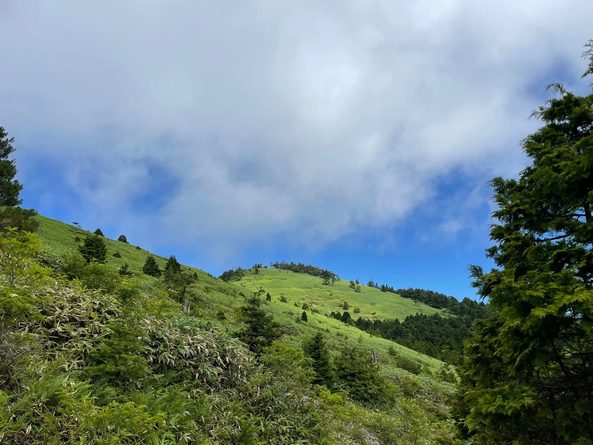 後半ようやくお天気も回復。南アルプスが見えました。