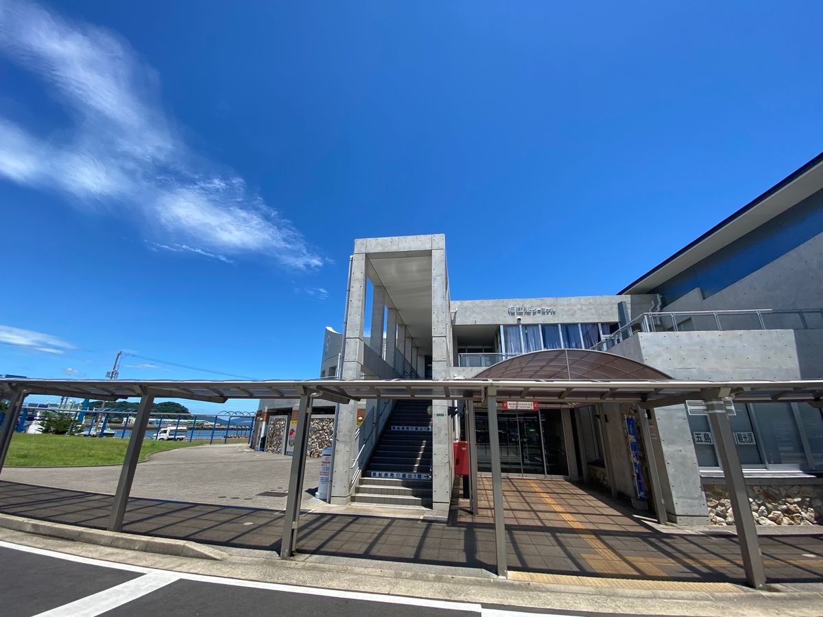 福江港！
フェリーは使わなかったけど、お土産買いに行きました！