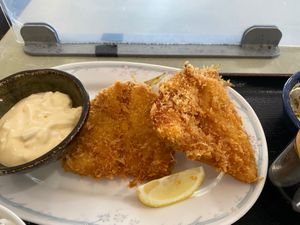 アジフライ！
うま亭さんでいただきました！
