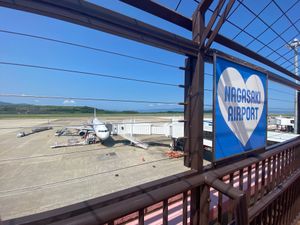 長崎空港でトランジット！