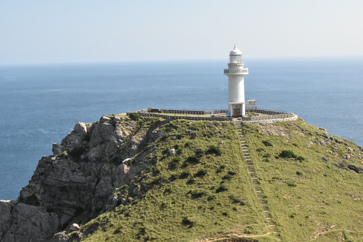 大瀬崎灯台！
熱中症で倒れるかと思った！笑