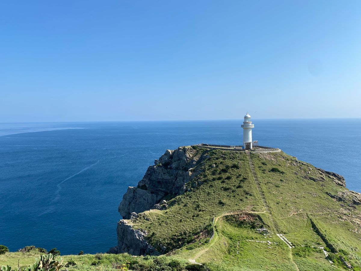 大瀬崎灯台！
熱中症で倒れるかと思った！笑