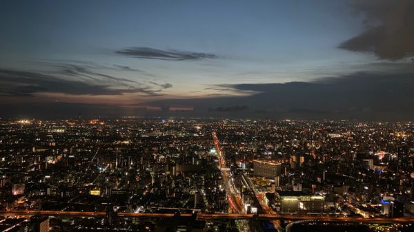 日本・大阪府「大阪泊」の写真：Marriottから夜景