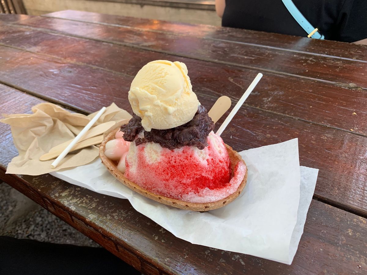 30年ぶりののハワイは前と違って、
見る物！食べ物が豊富