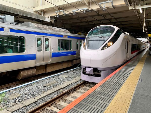 日本・茨城県「特急ひたちに乗って♬」の写真：特急ひたち。
何気に関東に来て、初めて乗...