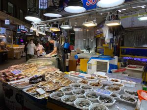 韓国旅3日目は朝から望遠市場へ。
