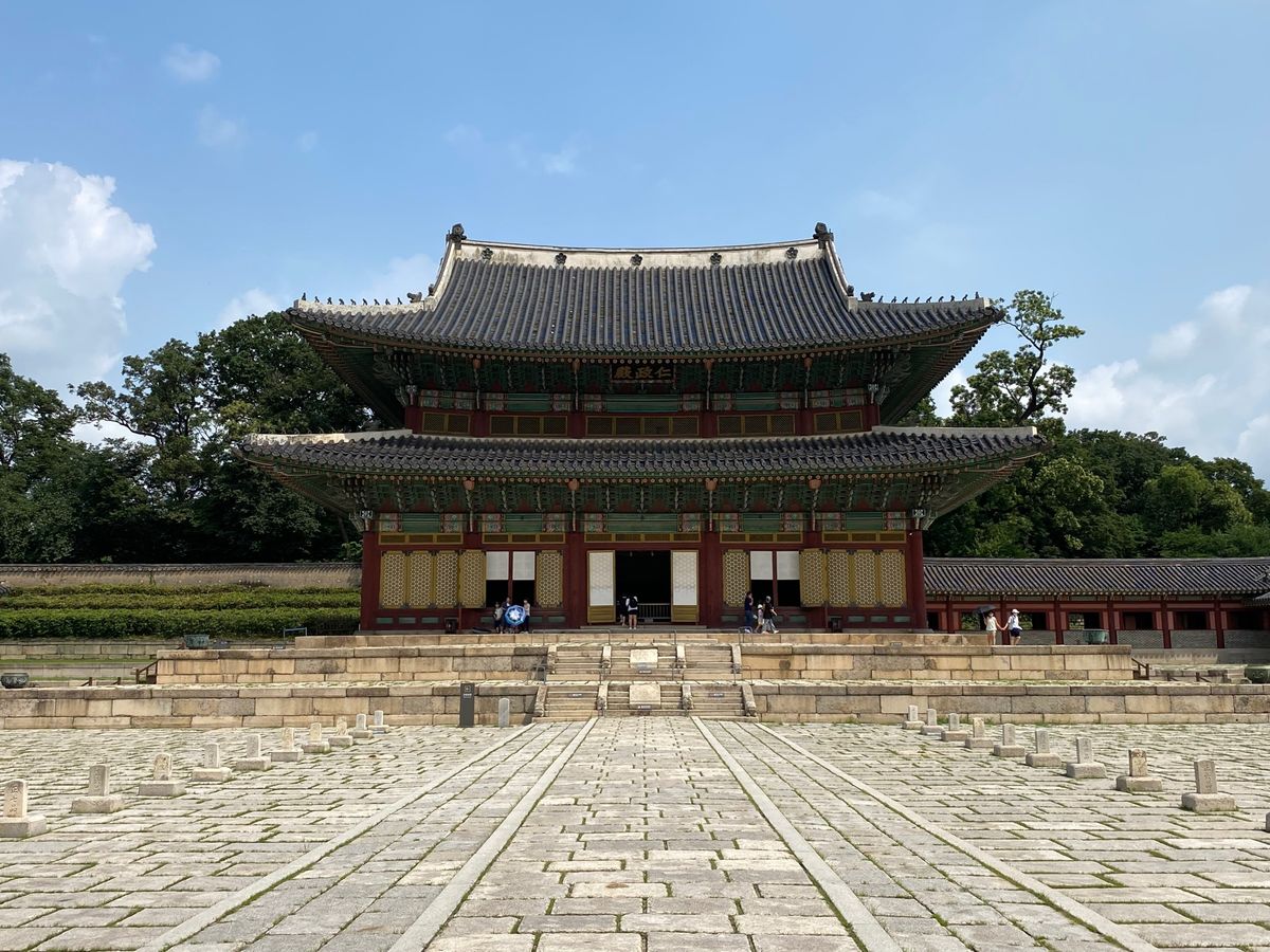 景福宮とあとは、世界遺産に登録されている昌徳宮へ。