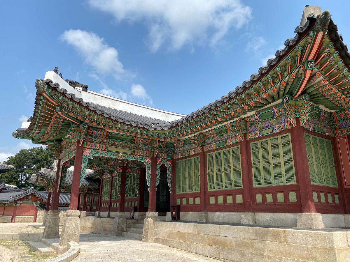 景福宮とあとは、世界遺産に登録されている昌徳宮へ。