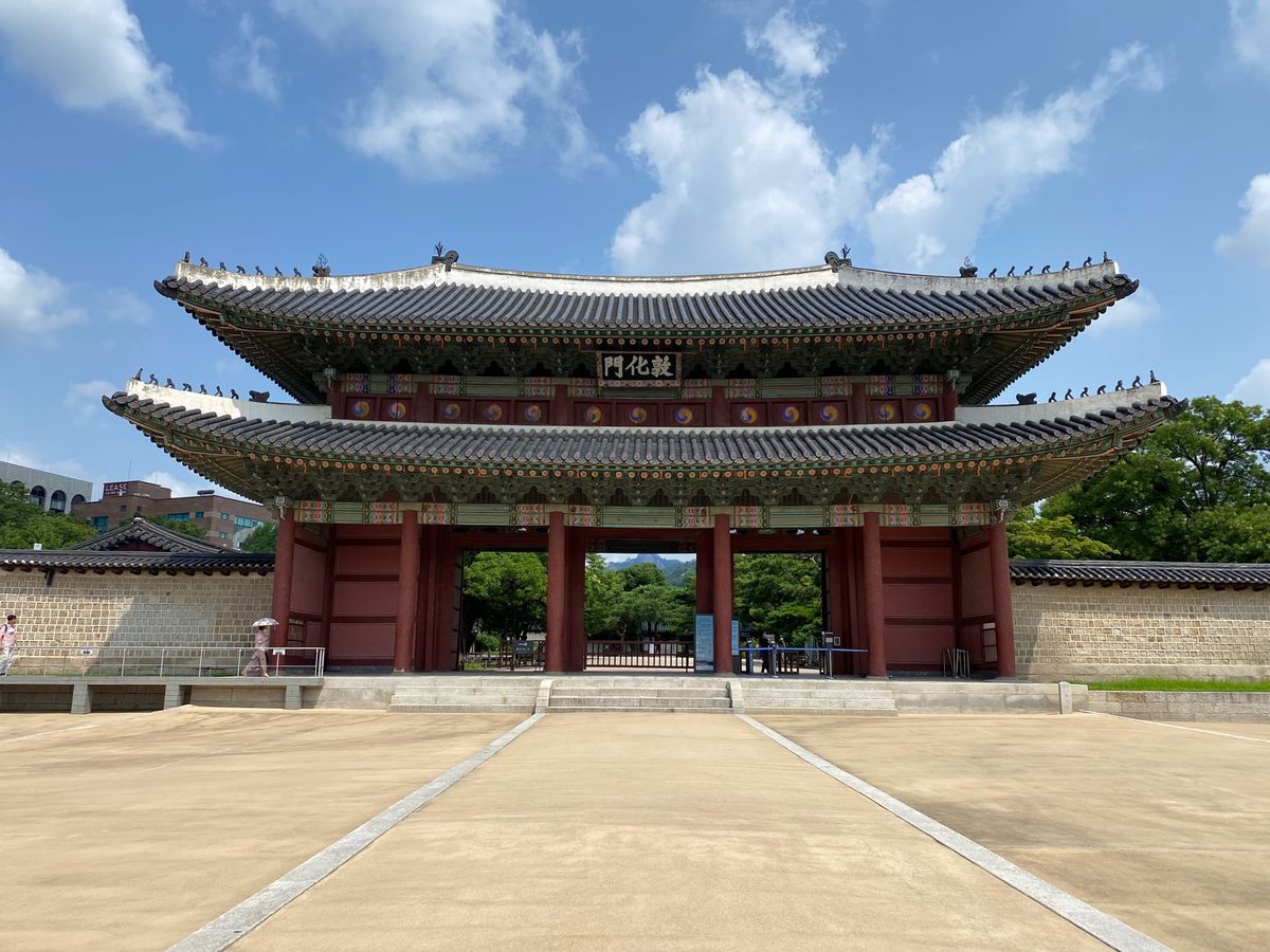 景福宮とあとは、世界遺産に登録されている昌徳宮へ。