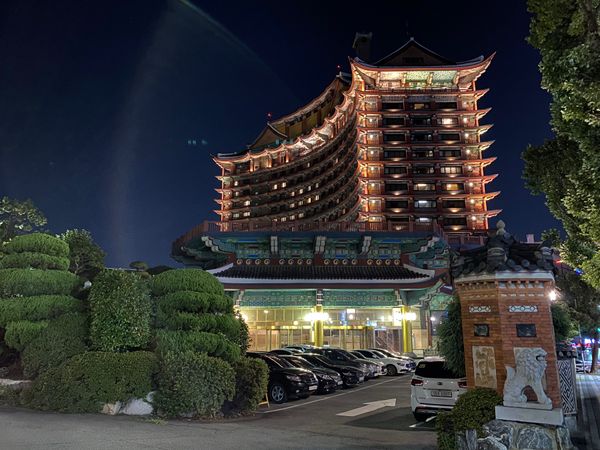 大韓民国 (韓国)・ソウル「韓国🇰🇷」の写真：宿泊はコモドホテル釜山。
愛の不時着のロ...