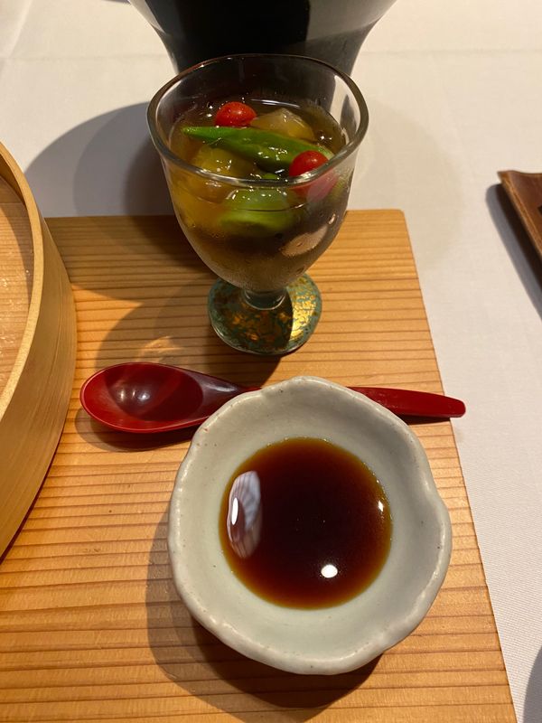 日本・群馬「2022北関東温泉旅行」の写真：山水亭夕食その2
日本酒に移行