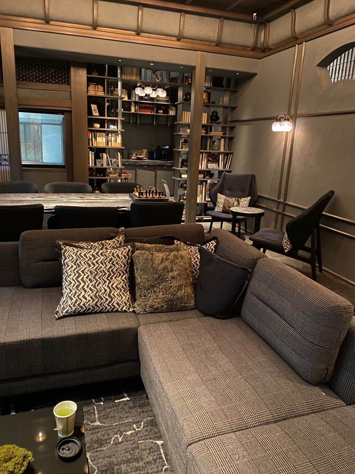 積善館のラウンジ☕️
素敵✨