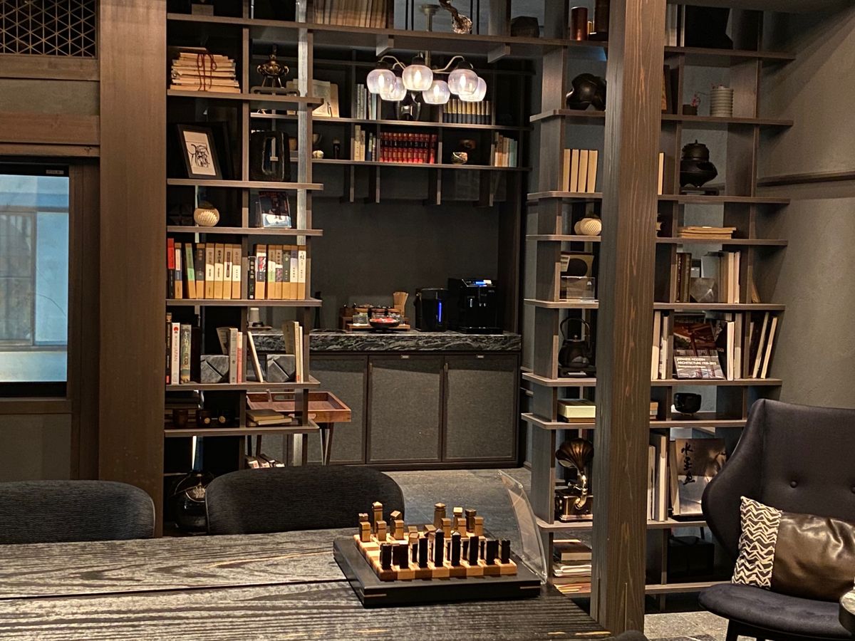 積善館のラウンジ☕️
素敵✨