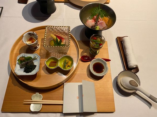 日本・群馬「2022北関東温泉旅行」の写真：山水亭夕食その1
美味しい😆